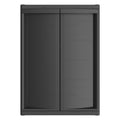 Hyper Tough Plastic Garage Cabinet 2 Shelf 18.5Dx25.47Wx35.43"H, Black Finish