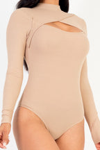 EdgeFlex Cutout Knit: Day-to-Night Bodysuit THRIXINE