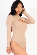 EdgeFlex Cutout Knit: Day-to-Night Bodysuit THRIXINE