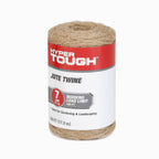 Hyper Tough 190' Jute Twine Natural, Biodegradable, 7 lb Working Load Limit, Brown, Rope