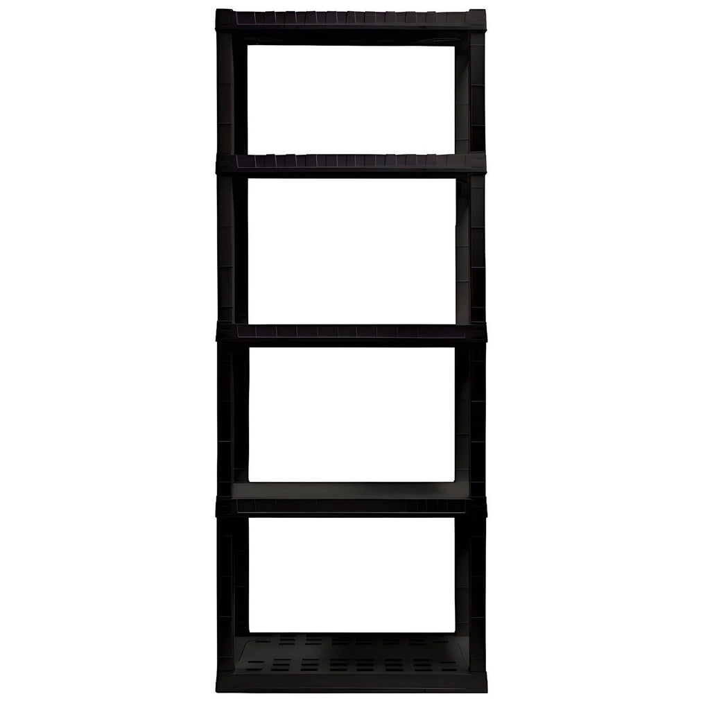 Hyper Tough 5-Tier Shelving Unit, W30 x D14 x H75" Multipurpose Home Storage Organizer, Black