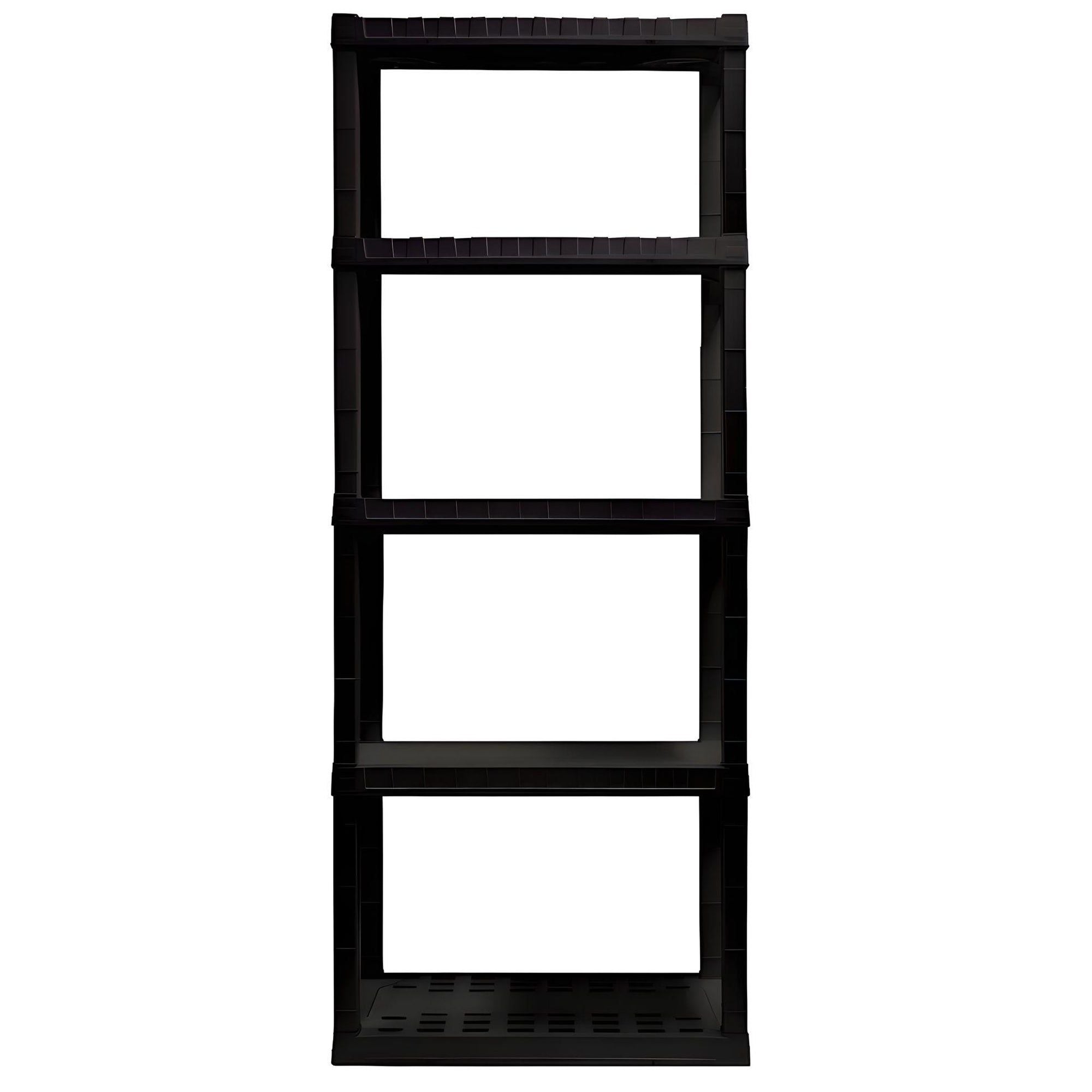Hyper Tough 5-Tier Shelving Unit, W30 x D14 x H75" Multipurpose Home Storage Organizer, Black