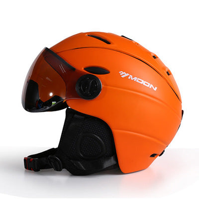 safety helmet with goggles integrated Lootquake LLC