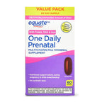 Equate One Daily Prenatal Softgels Multivitamin/Multimineral Supplement; 60 Count