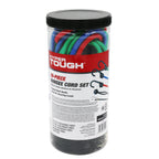 Hyper Tough 20 Pieces Bungee Cord Set, Plastic Jar, Multi-Color, 2.31 oz