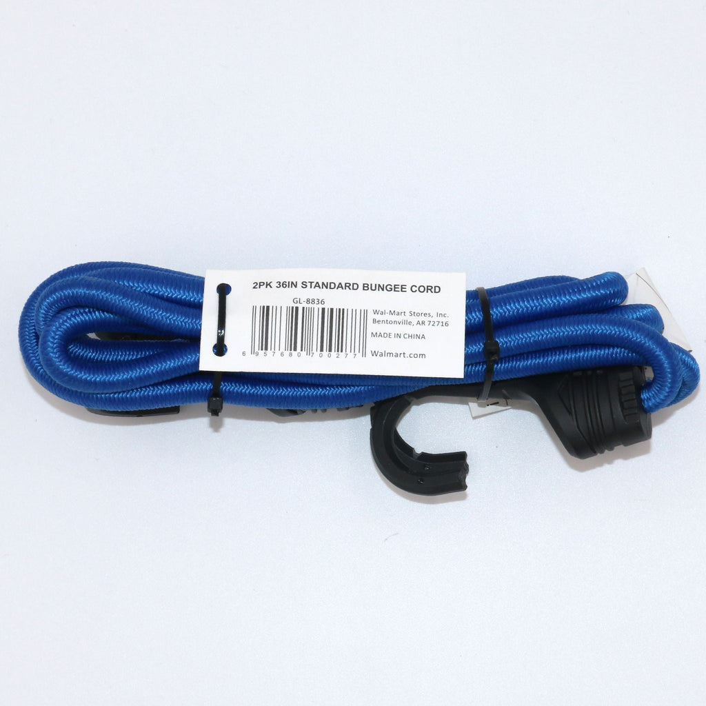 Hyper Tough 2 Pack, 36" Standard Bungee Cords Set, Rubber, Blue, 0.37 oz EasyOptionXY LLC