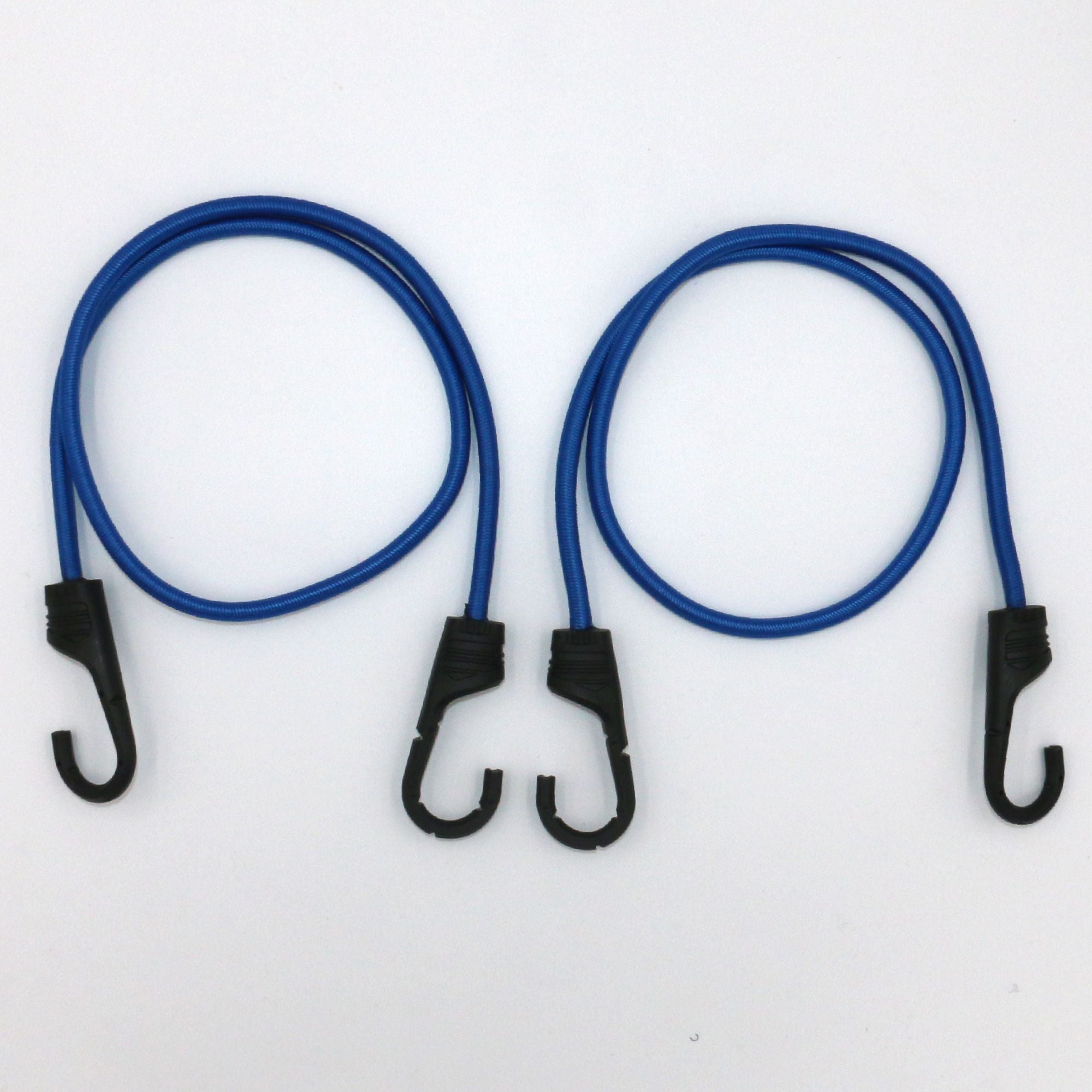 Hyper Tough 2 Pack, 36" Standard Bungee Cords Set, Rubber, Blue, 0.37 oz EasyOptionXY LLC