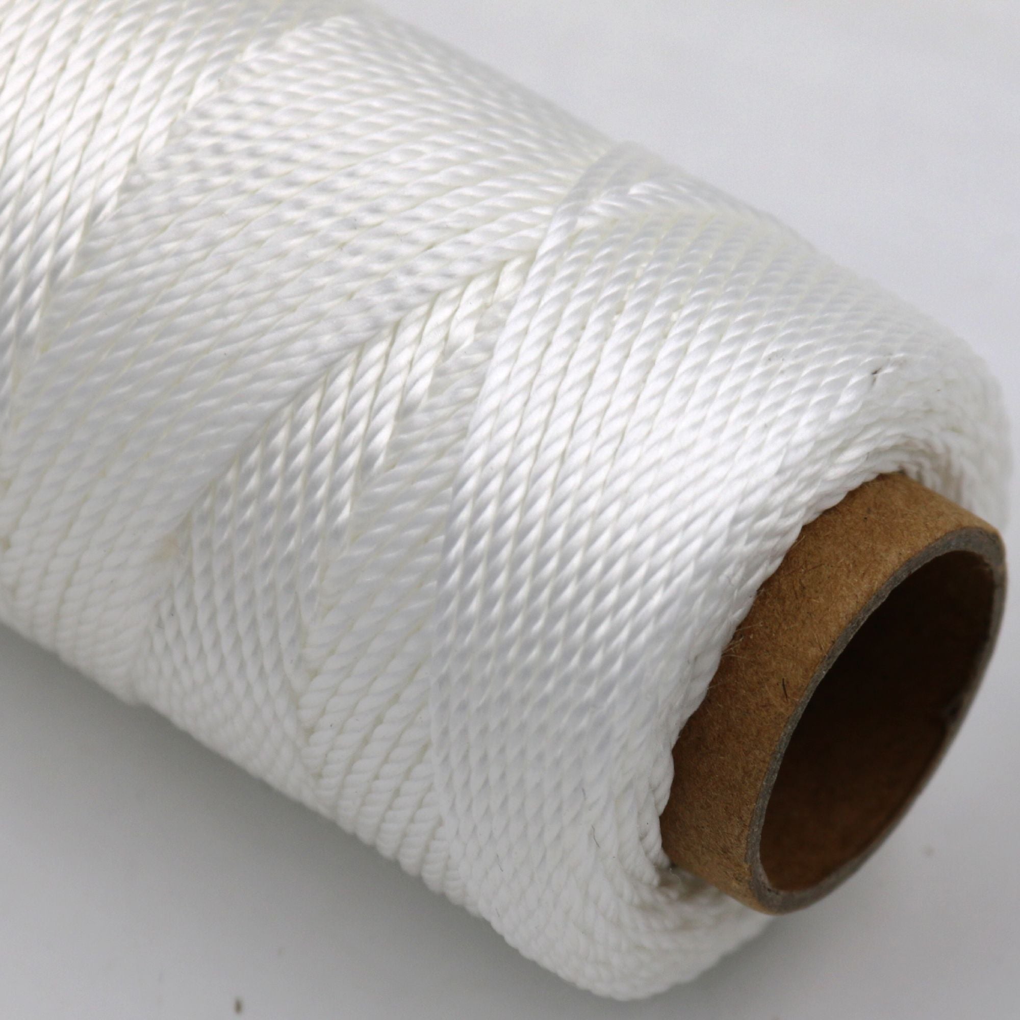 Hyper Tough 225 feet Twisted Polypropylene Mason Line Rope, White