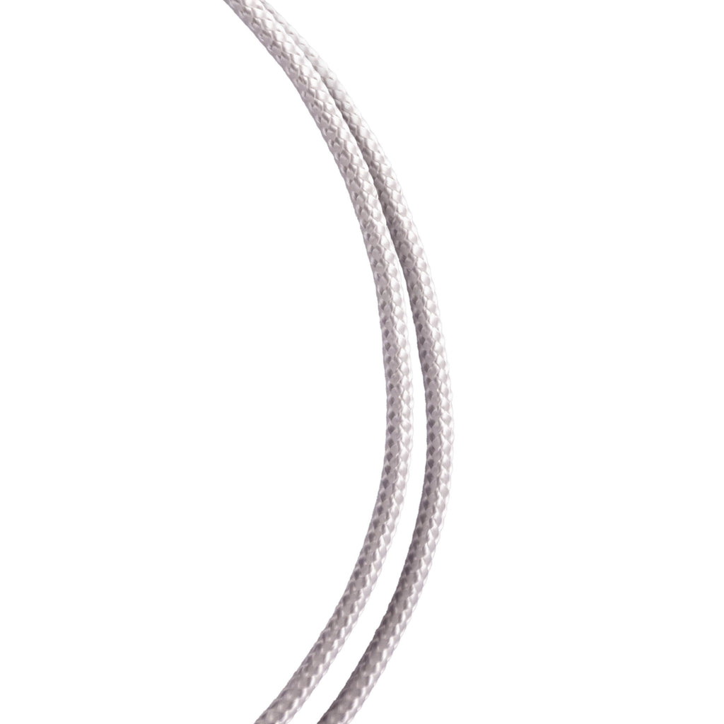 Hyper Tough Item ND850-HT, Nylon Blend Diamond Braid Rope, White, 1/4" x 50', 1 Each