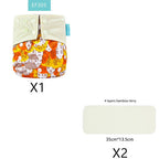 Bamboo charcoal deodorant cloth diapers
