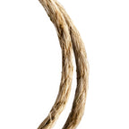 Hyper Tough Item# 8025L-4HT, Sisal Twisted 3/8" x 50' Natural Color Fiber Rope. 1 Each
