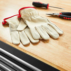 Hyper Tough Premium Full Grain Leather Glove, Beige