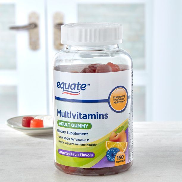 Equate Multivitamins Assorted Fruit Flavors Adult Gummies; 150 Count
