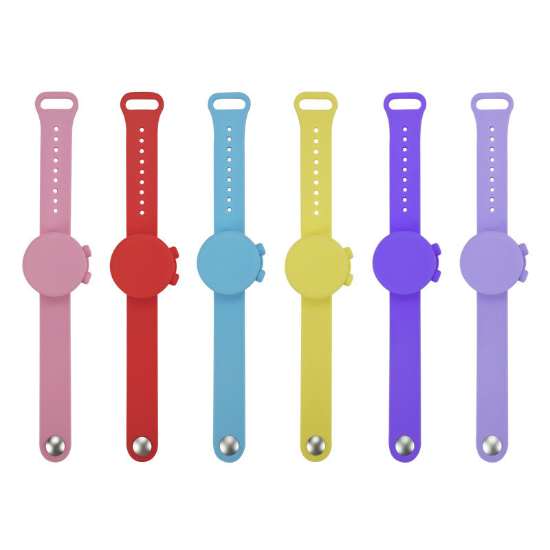 Outdooor Silicone Wristband Hand Sanitizer Disinfectant Bracelet Pi-Mart