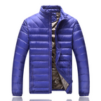 Men's light down jacket men's stand collar winter jacket XL men's men's