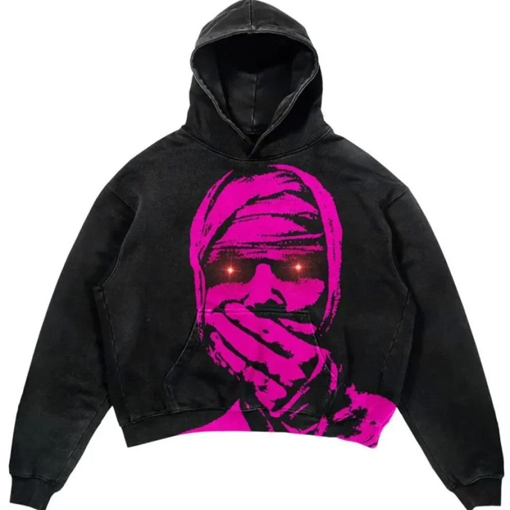 Punk Wind Ninja Printed Hoodies Pi-Mart