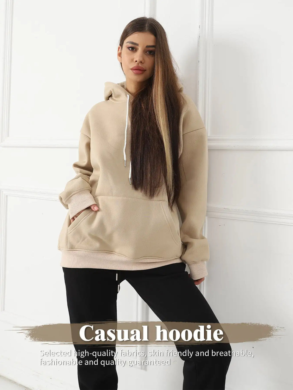 Women's Fashionable Casual Printed Long Sleeved Sweatshirt - SJB-DIAMOND ELITES