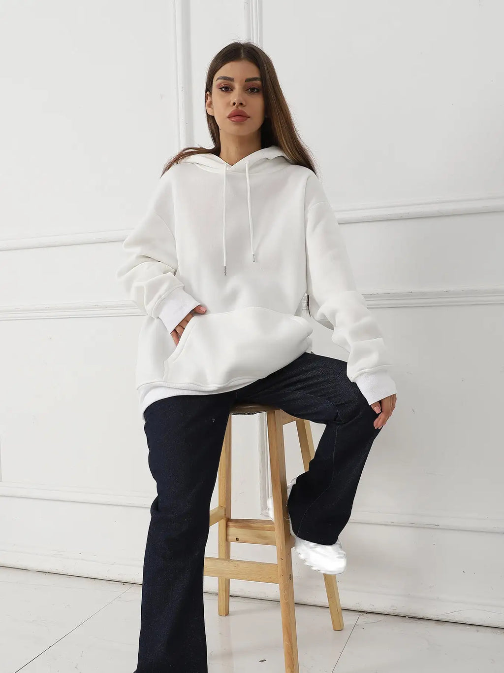 Women's Fashionable Casual Printed Long Sleeved Sweatshirt - SJB-DIAMOND ELITES
