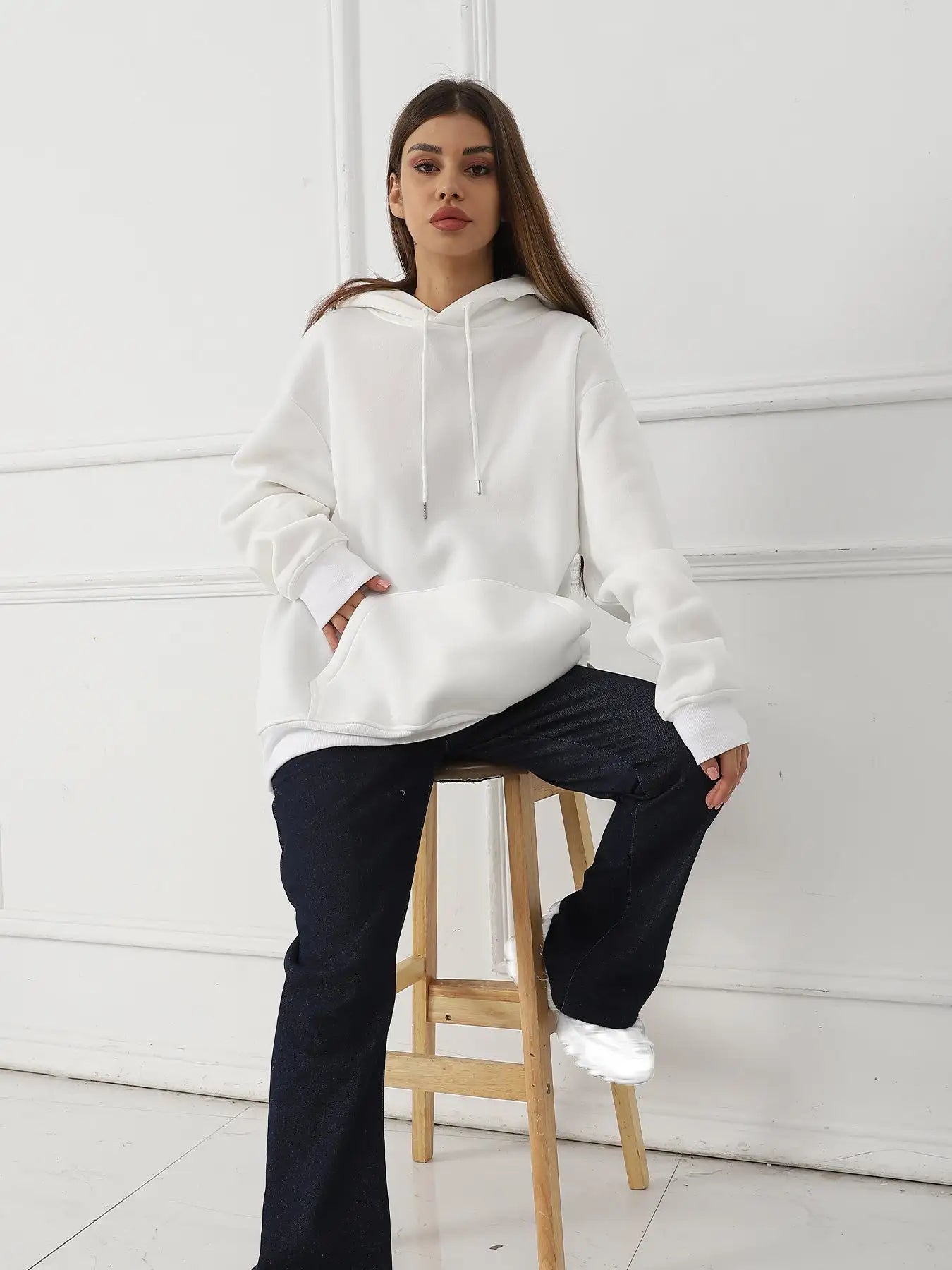 Women's Fashionable Casual Printed Long Sleeved Sweatshirt - SJB-DIAMOND ELITES