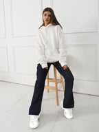 Women's Fashionable Casual Printed Long Sleeved Sweatshirt - SJB-DIAMOND ELITES