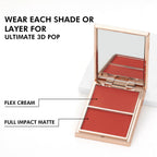 PHOFAY Double-Take Cream & Powder Blush Duo Pi-Mart