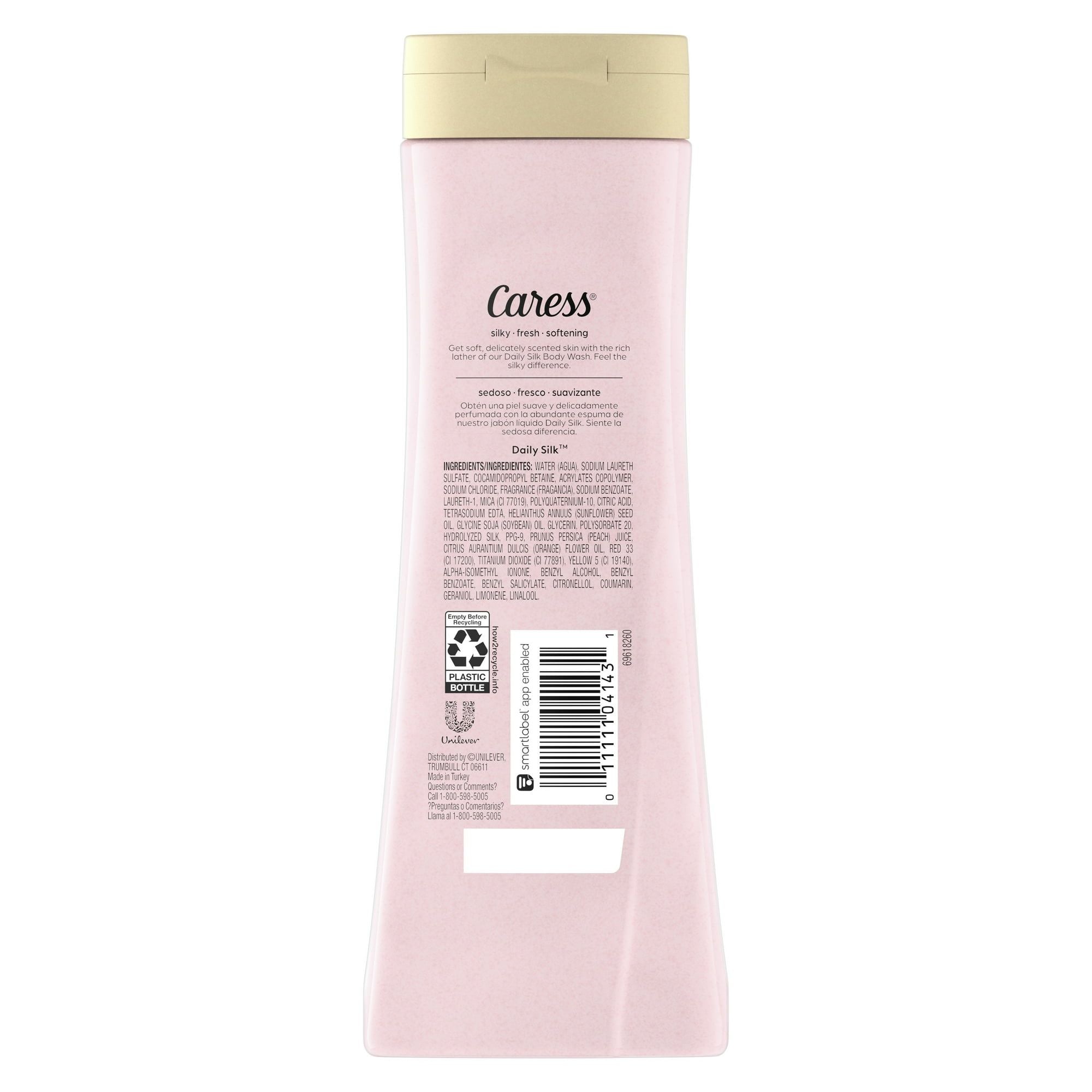 Caress Body Wash for Women, Daily Silk White Peach & Orange Blossom for Dry Skin 20 fl oz EasyOptionXY LLC
