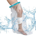 KEKOY Cast Covers for Shower Leg, Reusable Adult Waterproof Full Leg Cast Protector Shower Bandage Wound Showering for Broken Long Leg Knee Foot Ankle Wound Burns, 31.5in