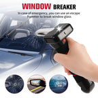 Kekoy Car Handle Assist for Elderly, 4 in 1 Vehicle Support Handle Car Cane Automotive Door Assist Handles with LED Light, Seatbelt Cutter, Window Breaker Standing Mobility Aid for Car