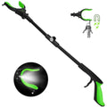 KEKOY 32" Foldable Reacher Grabber Tool with Light, Extra Long Trash Claw Grabber, Reaching Aid Tool for Trash Pick Up, Nabber, Litter Picker, Arm Extension