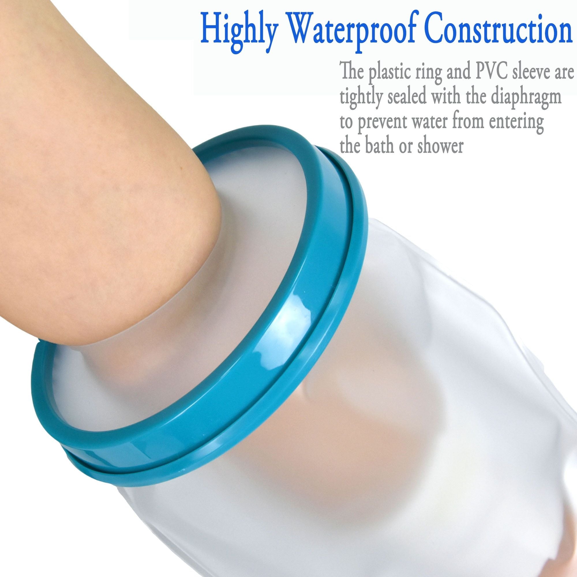 KEKOY Adult Waterproof Cast Cover Arm, Reusable Arm Cast Sleeve Shower Protector Covers for Bath Wound Arm, Hands, Wrists, Finger, Cast Covers for Shower Arm, 22 inch