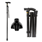 KEKOY Walking Canes for Women Men, Folding Cnes for Walking, 5-Level Adjustable Heights - Self Standing Folding Cane,Portable Collapsible Cane