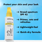 e.l.f. SKIN Suntouchable All Set for Sun SPF 45, 2 fl oz