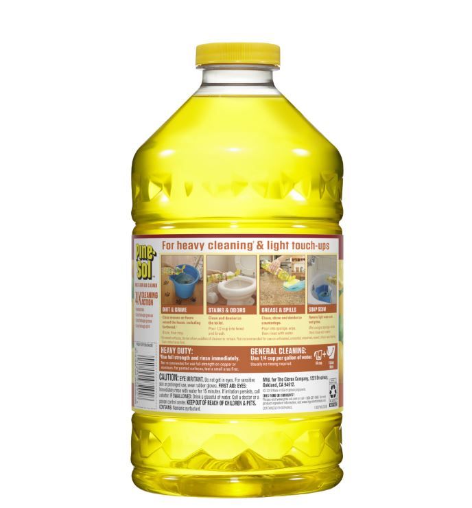 Pine-Sol Multi-Surface and Multi-Ppurpose Cleaner, Lemon Fresh, 100 fl oz