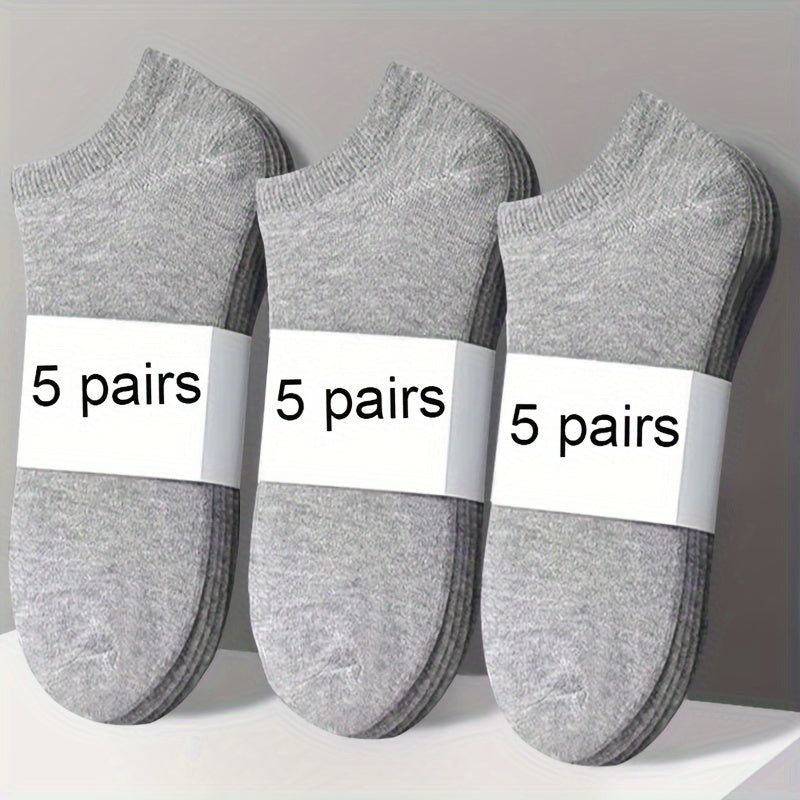 15 Pairs Unisex Low Cut Socks - Fashionable Solid Colors, Ultra-Soft & Featherweight - Ideal for Everyday Wear, Versatile Ladies & Gents Stockings & Hosiery Value Pack Lootquake LLC