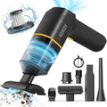 KEKOY Small Car Vacuum Cleaners Cordless, Mini Handheld Portable Vacuum Cleaners Cordless for Car, Home, Office, Dorm, Pet Hair, Black