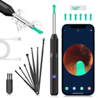 KEKOY Ear Cleaner with Camera, Earwax Remover Tool, 1296P HD Ear Otoscope with 6 LED Lights, 6 Ear Spoon & 8 Tools Ear Wax Removal Kit for iPhone, iPad & Android Smart Phone