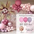 183Pcs Retro Hot Pink Baby Pink 4D Balloons For Baby Shower Bridal Shower Birthday Party For Decoration Girl Birthday Ballons Stevvex