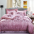 Pure cotton jacquard four-piece bedding Pi-Mart