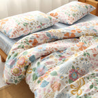 Four-piece Cotton Twill Bed Sheet Duvet Cover Pi-Mart