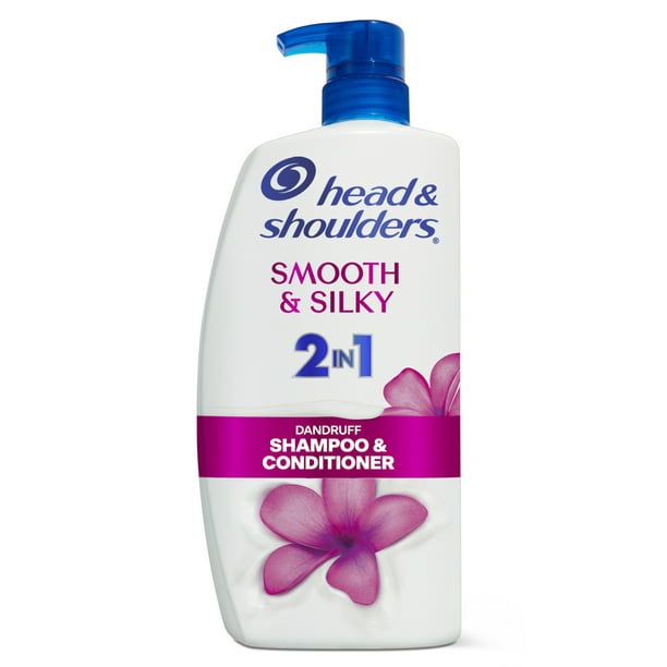 Head & Shoulders 2 in 1 Dandruff Shampoo and Conditioner; Smooth and Silky; 28 oz