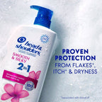 Head & Shoulders 2 in 1 Dandruff Shampoo and Conditioner; Smooth and Silky; 28 oz