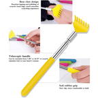 4 Pack Back Scratcher for Men Women, Extendable Stainless Steel Back Scratchers for with Carry Bag for Travel Office Home EasyOptionXY LLC
