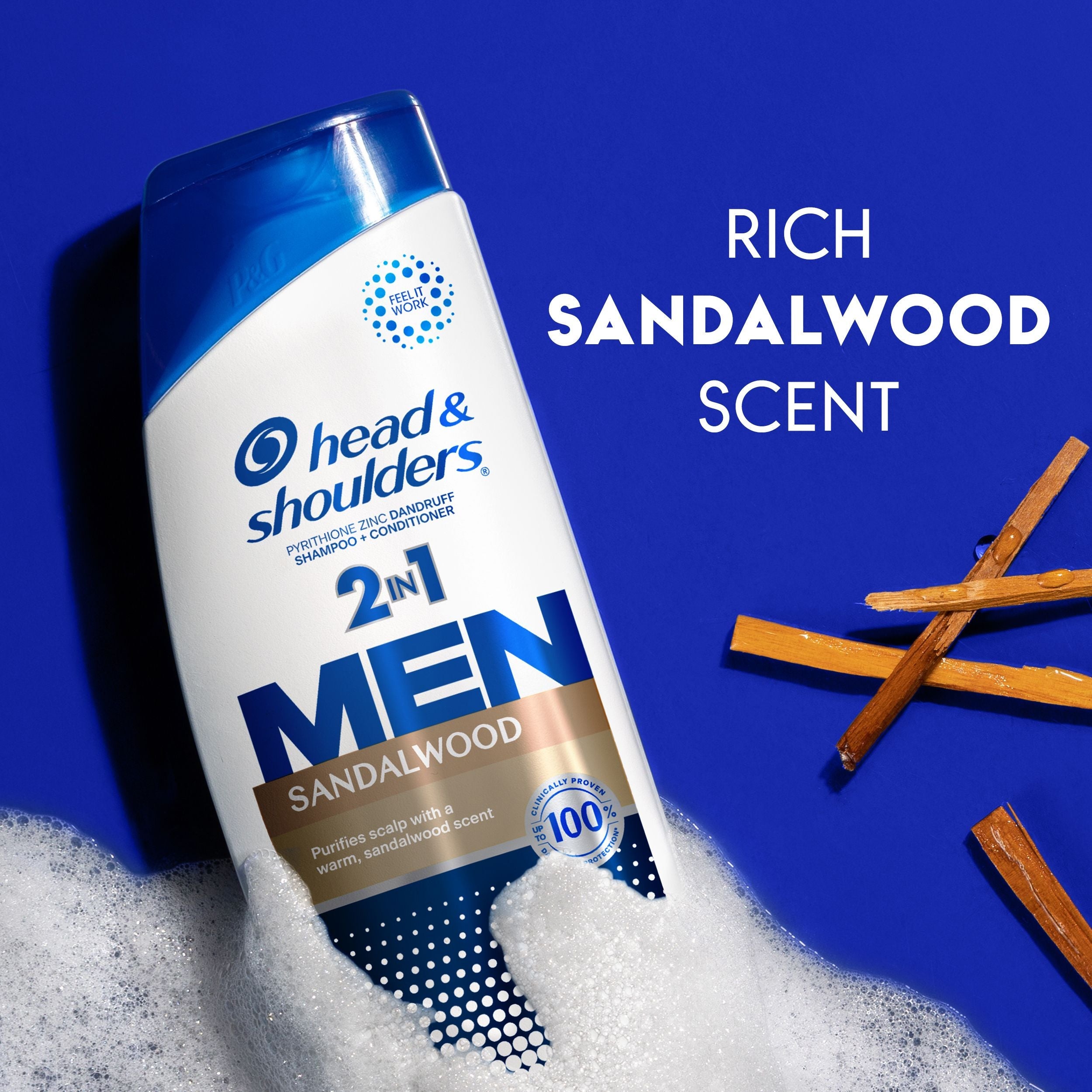 Head and Shoulders Mens Dandruff Shampoo; Sandalwood; 12.5 oz EasyOptionXY LLC