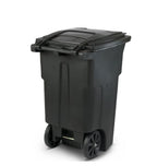 Toter 64 gallon black garbage can with wheels and lid EasyOptionXY LLC