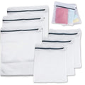 6 Pack of Mesh Laundry Bag, Laundry Wash Bags with Zipper, Reusable Travel Bag for Clothes, Sock, Lingerie (2 Size) EasyOptionXY LLC