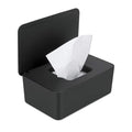 Baby Wipes Dispenser, Wipes Case, Baby Wipe Holder Tissue Storage Box Holder with Sealing Design for Home Office, Black EasyOptionXY LLC
