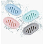 2 Pack Soap Dish with Drain, Plastic Soap Dish Container, Soap Tray for Bathroom Shower Kitchen, Keep Soap Dry & Easy to Clean (Pink) EasyOptionXY LLC