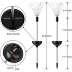2 Pack Solar Firework Lights, 120 LEDs Outdoor Garden Fairy Lights, Waterproof Twinkle Solar Lights for Patio Lawn Christmas Decor (Warm White) EasyOptionXY LLC
