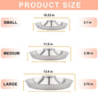 Puppy Feeder Bowl, Stainless Steel Dog Bowls for Puppy, Food Feeding Weaning Bowl for Small Medium Large Dogs (Medium Size, 11.8 Inch) EasyOptionXY LLC