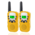 Walkie Talkie for Kids, 3 Miles Range Walky Talky Toys Stocking Stuffers Gifts for 3-12 Year Old Girls Boys Outdoor Adventures, 2 Pack, Yellow EasyOptionXY LLC